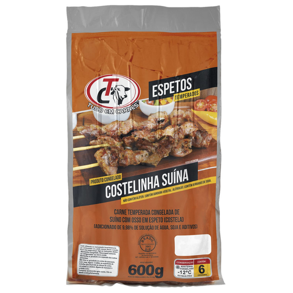 Pacote Costelinha Suína 600g