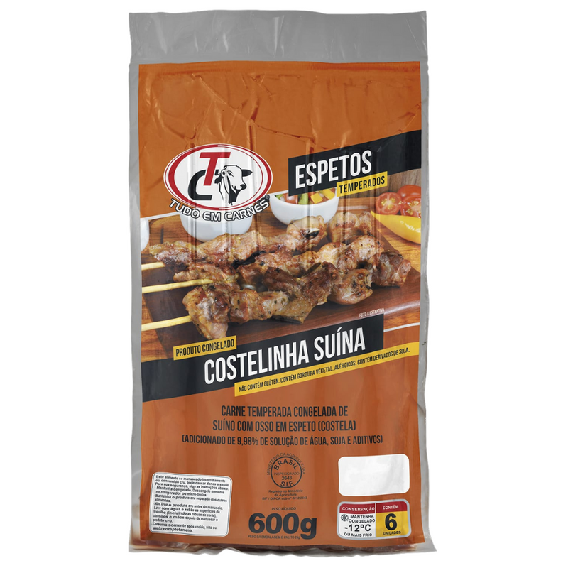 Pacote Costelinha Suína 600g
