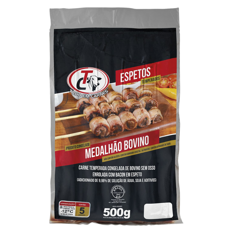 Pacote de Medalhão Bovino 500g