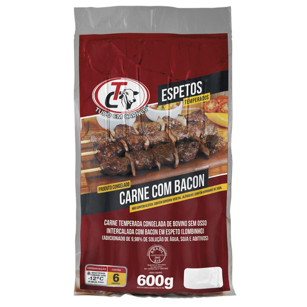 Pacote Bovino com Bacon 600g