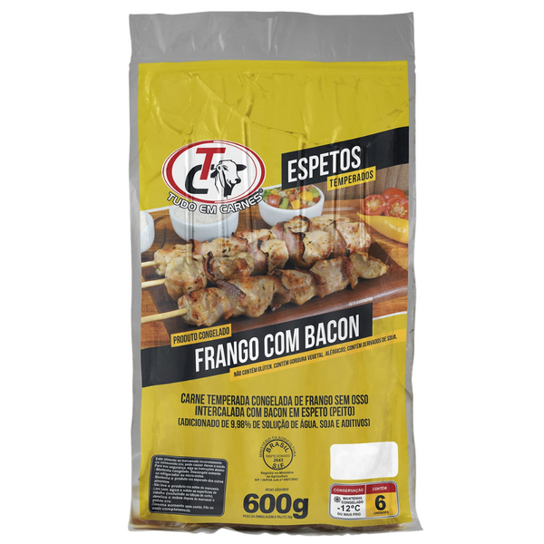 Pacote Frango com Bacon 600g