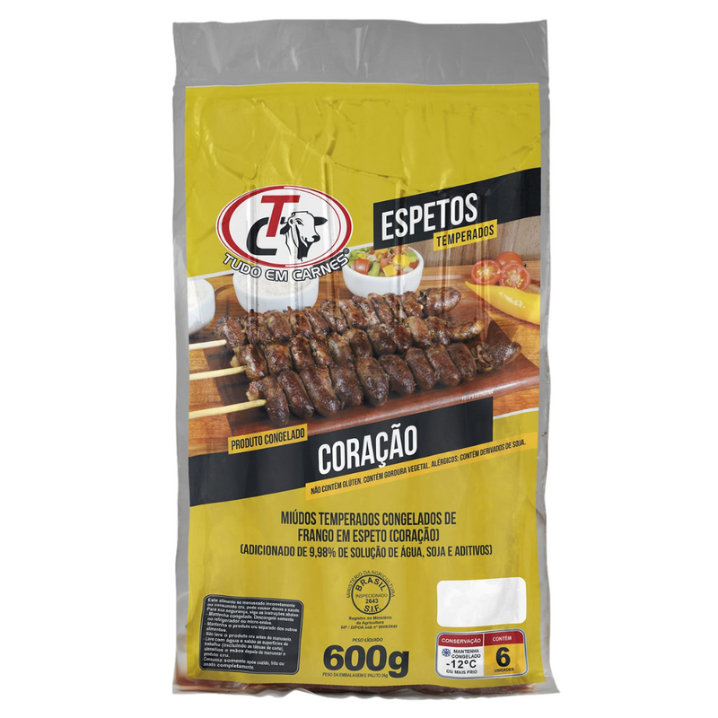 Pacote de Coração 600g